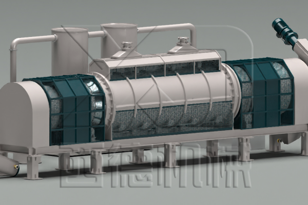 連續(xù)式的工作方式，大量的熱能被回收利用